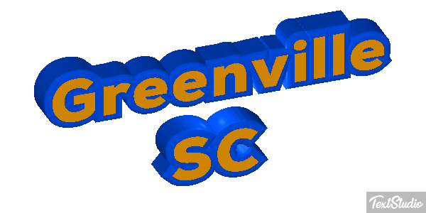 Greenville SC Effetto testo