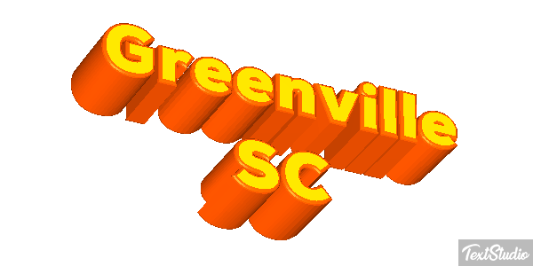 Greenville SC Effetto testo