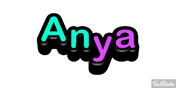 Anya Text effect