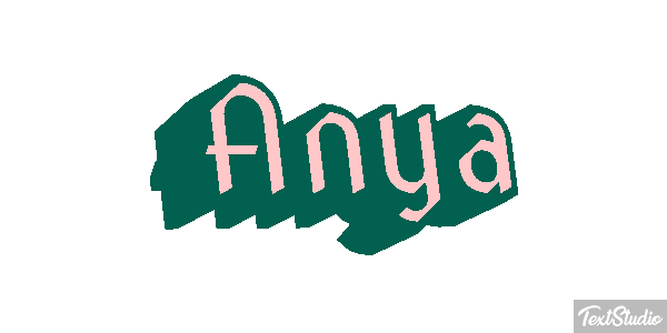 Anya Text effect