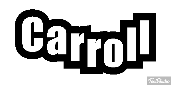 Carroll Text effect