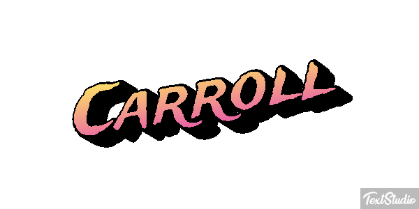 Carroll Text effect