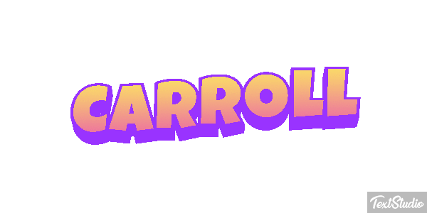Carroll Text effect