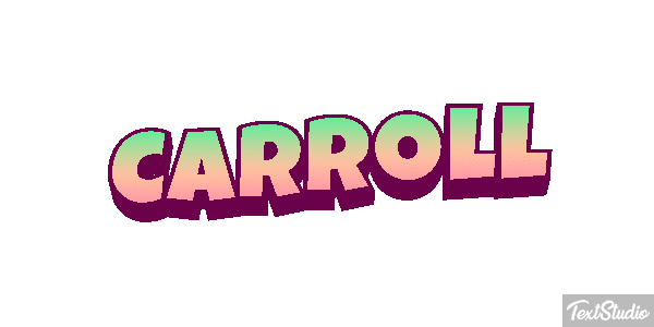 Carroll Text effect