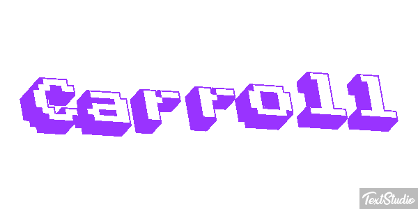 Carroll Text effect