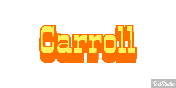 Carroll Text effect