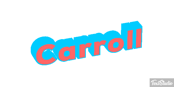Carroll Text effect