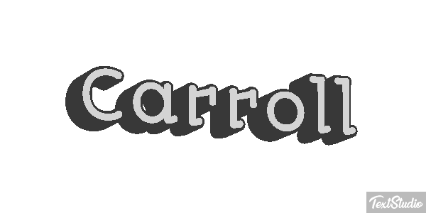 Carroll Text effect