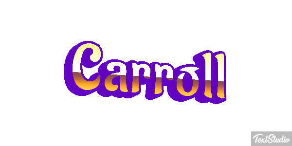 Carroll Text effect