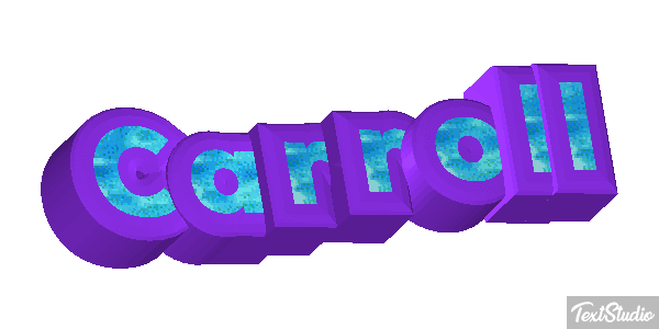 Carroll Text effect