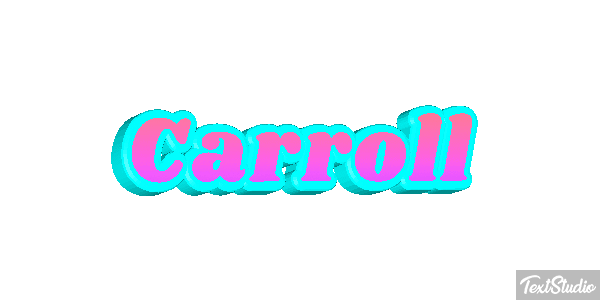 Carroll Text effect