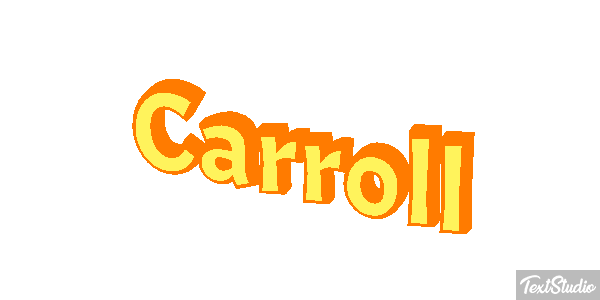 Carroll Text effect