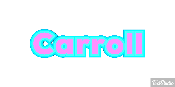 Carroll Text effect