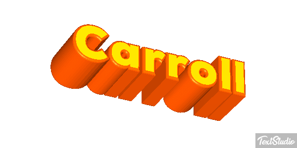 Carroll Text effect