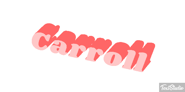 Carroll Text effect