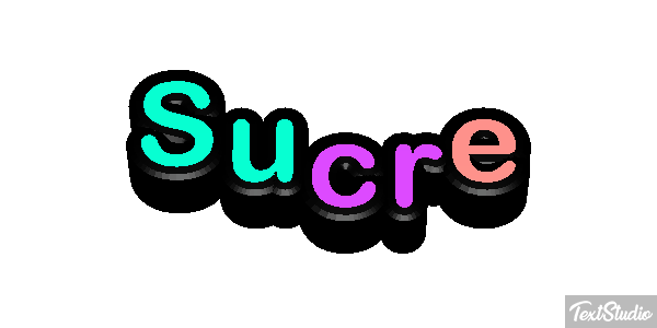 Sucre Effet de texte