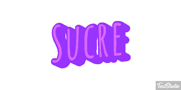 Sucre Effet de texte