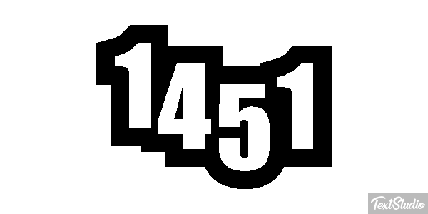 1451 テキスト効果