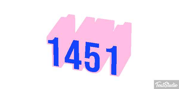 1451 テキスト効果