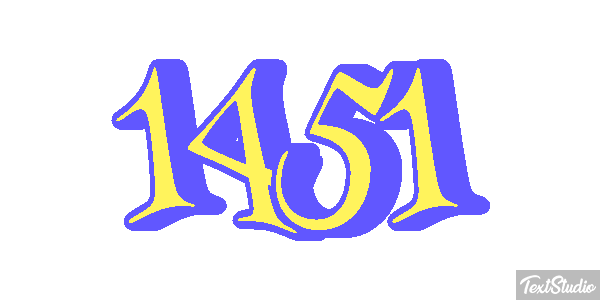 1451 テキスト効果