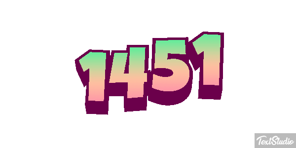 1451 テキスト効果