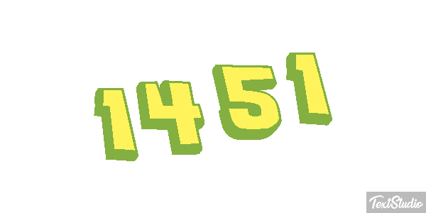 1451 テキスト効果