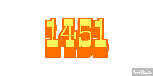 1451 テキスト効果