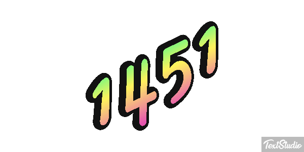 1451 テキスト効果