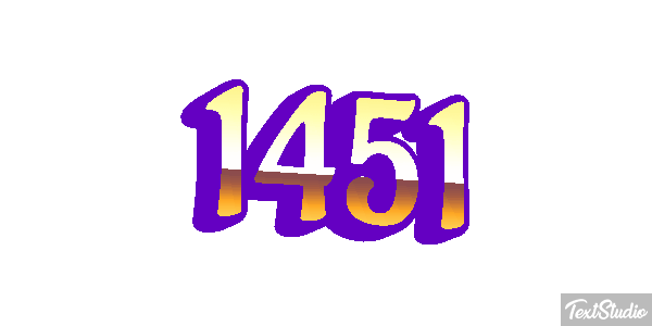 1451 テキスト効果