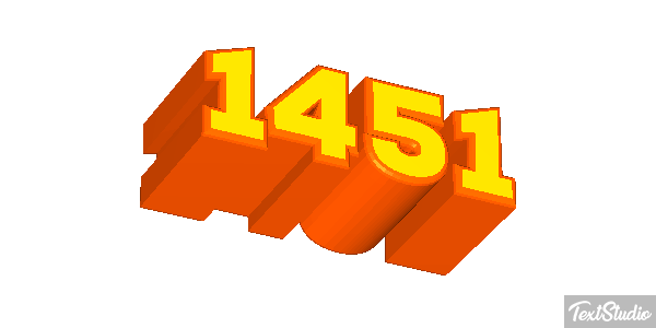 1451 テキスト効果