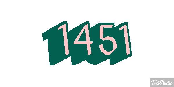 1451 テキスト効果