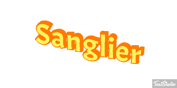 Sanglier Effet de texte