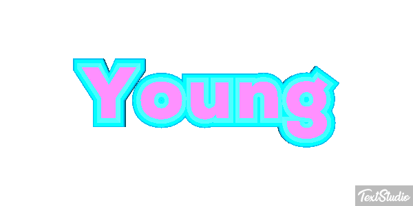 Young Efecto de texto