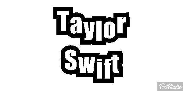 Taylor Swift Efeito do texto