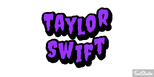 Taylor Swift Efeito do texto