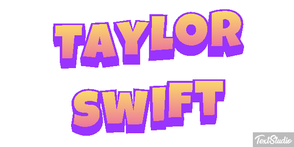 Taylor Swift Efeito do texto