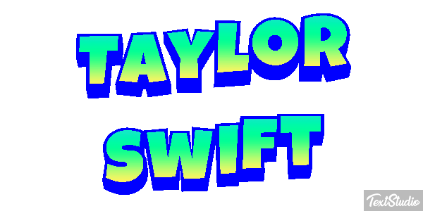 Taylor Swift Efeito do texto