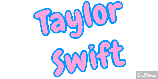 Taylor Swift Efeito do texto