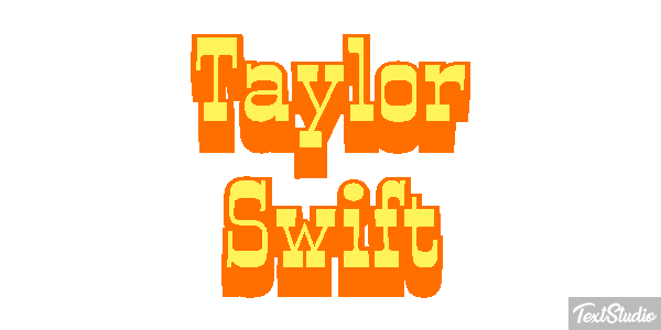 Taylor Swift Efeito do texto