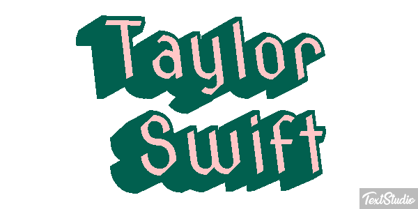 Taylor Swift Efeito do texto