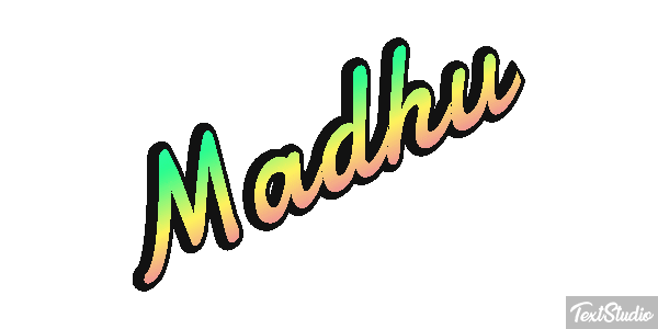 Madhu Text effect