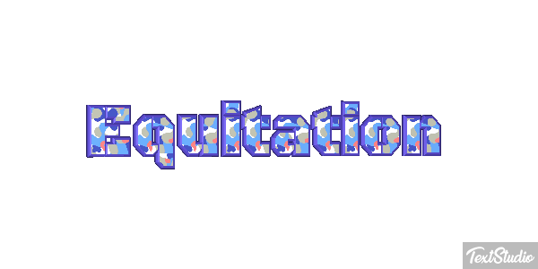 Équitation Text effect