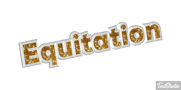 Équitation Text effect