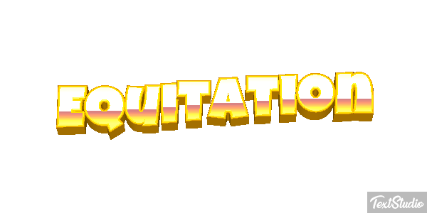 Équitation Text effect