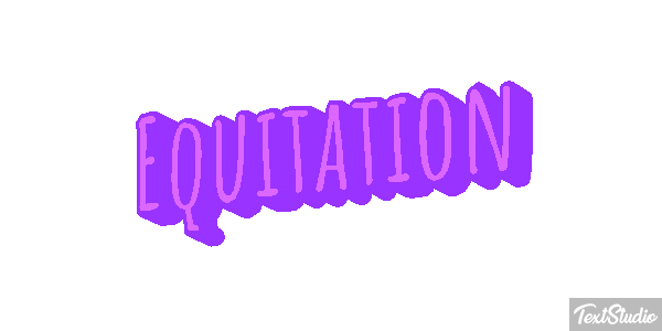 Équitation Text effect