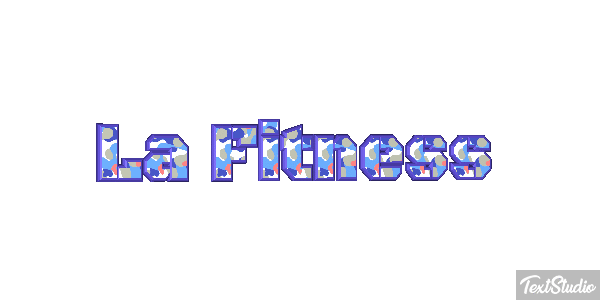 La Fitness Effet de texte