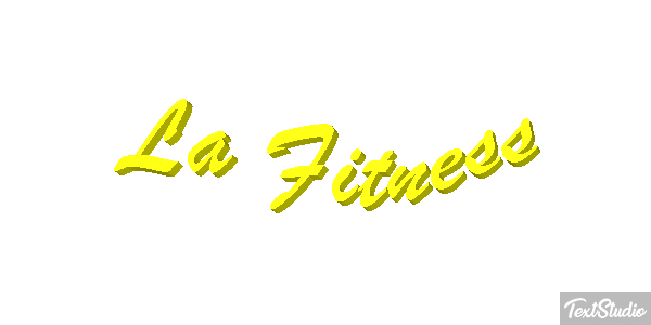 La Fitness Effet de texte