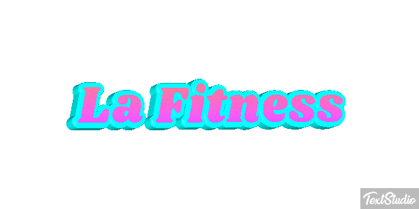 La Fitness Effet de texte