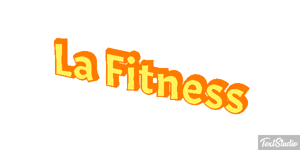 La Fitness Effet de texte