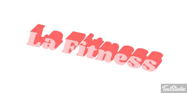 La Fitness Effet de texte